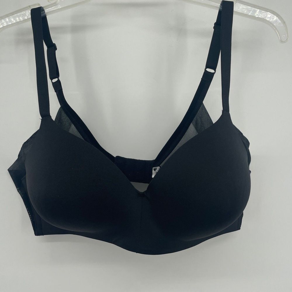 Wacoal Ultimate 38C Side Smoother 852281‎ Black Lined Wireless Bra T-Shirt